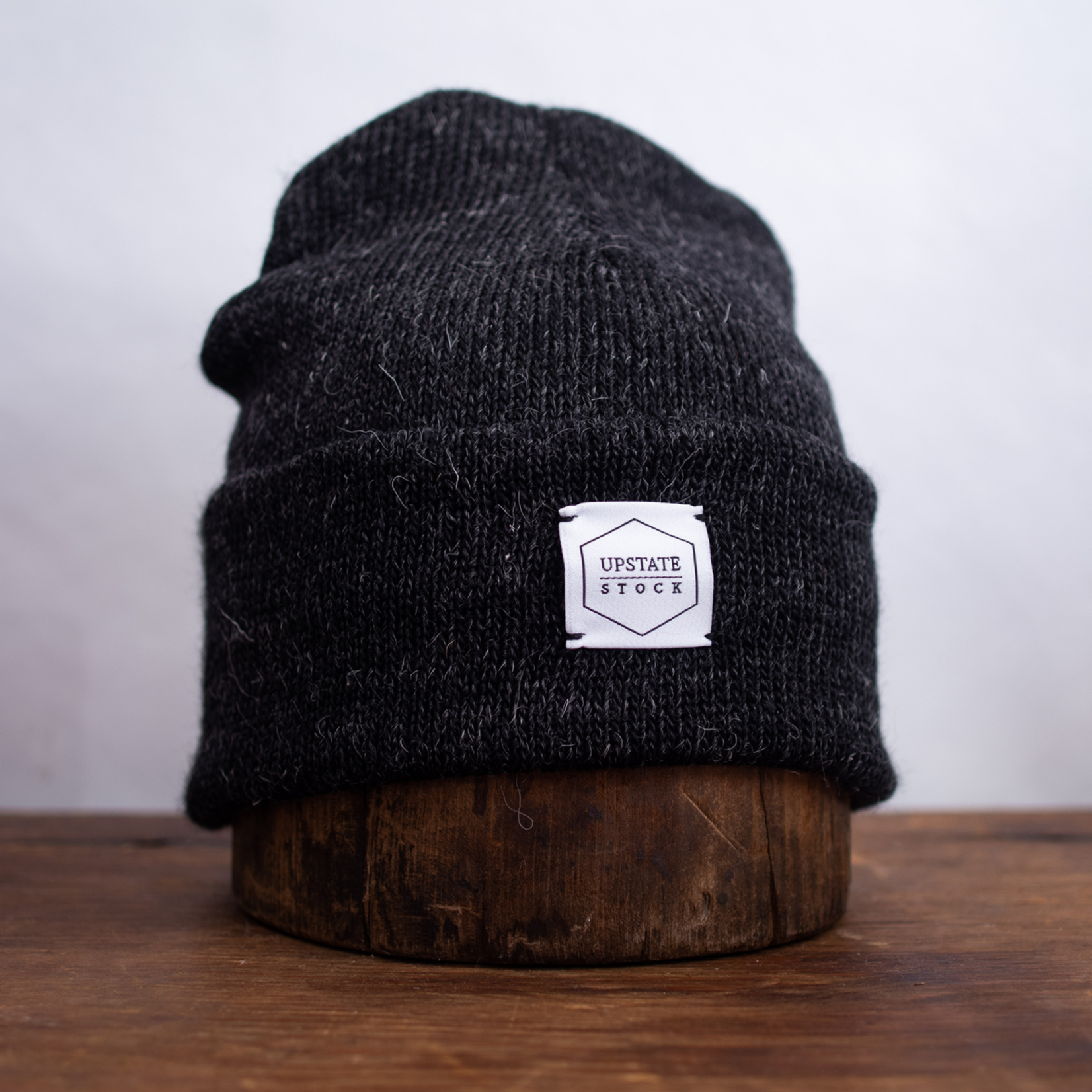 Upstate Stock Mohair Beanie Black 