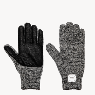 Upstate Stock Upstate Stock Wool Full Finger Gloves Charcoal/Black