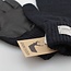 Upstate Stock Wool Full Finger Gloves Navy/Black Deerskin