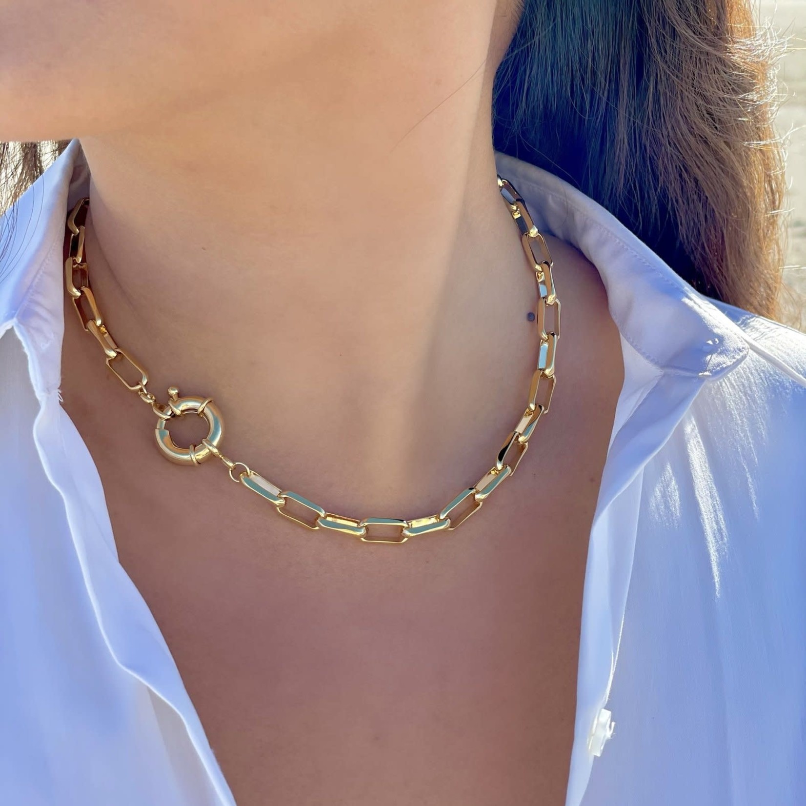 Olivia Le Olivia Le Linked Up Necklace