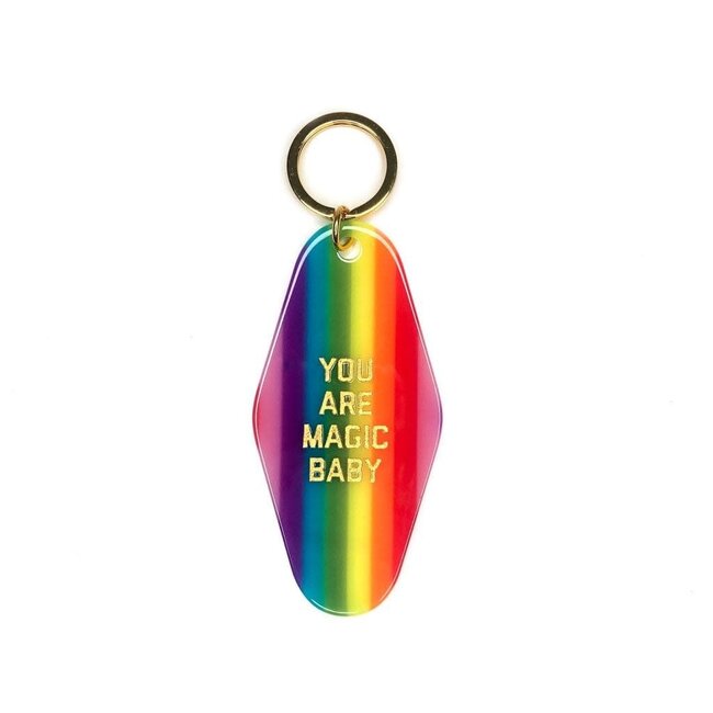Rainbow You Are Magic Keychain