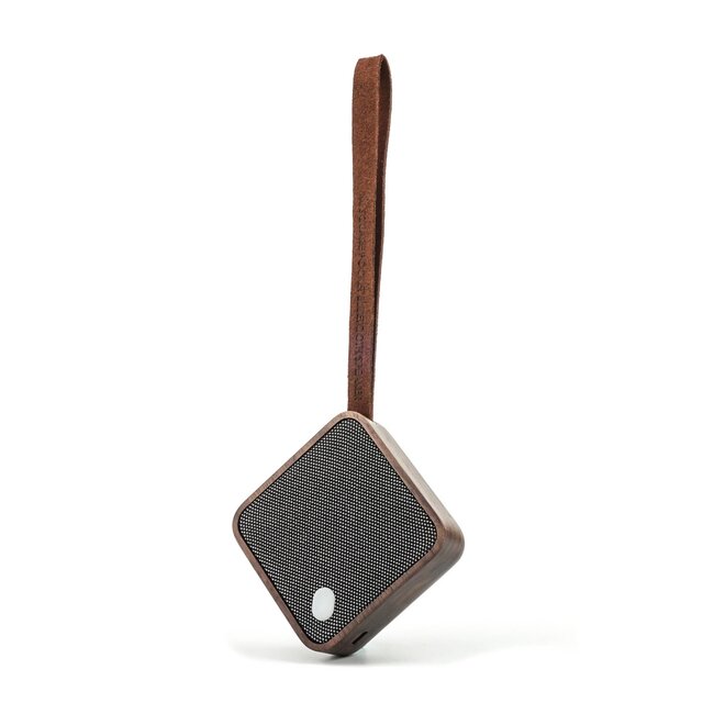 Gingko Design Mi Square Bluetooth Speaker Walnut