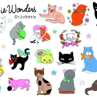 Rosie Wonders Cat Stickers Sheet
