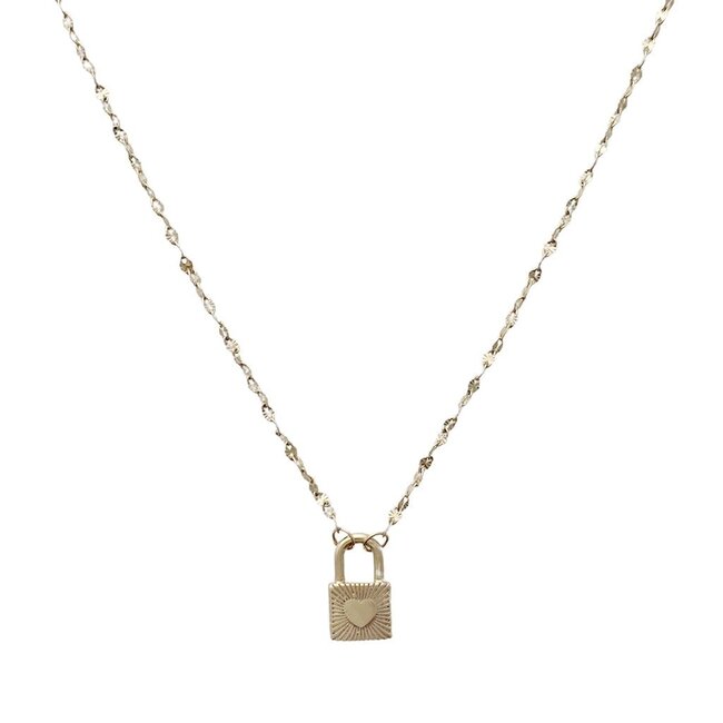 Brooklyn Padlock Necklace