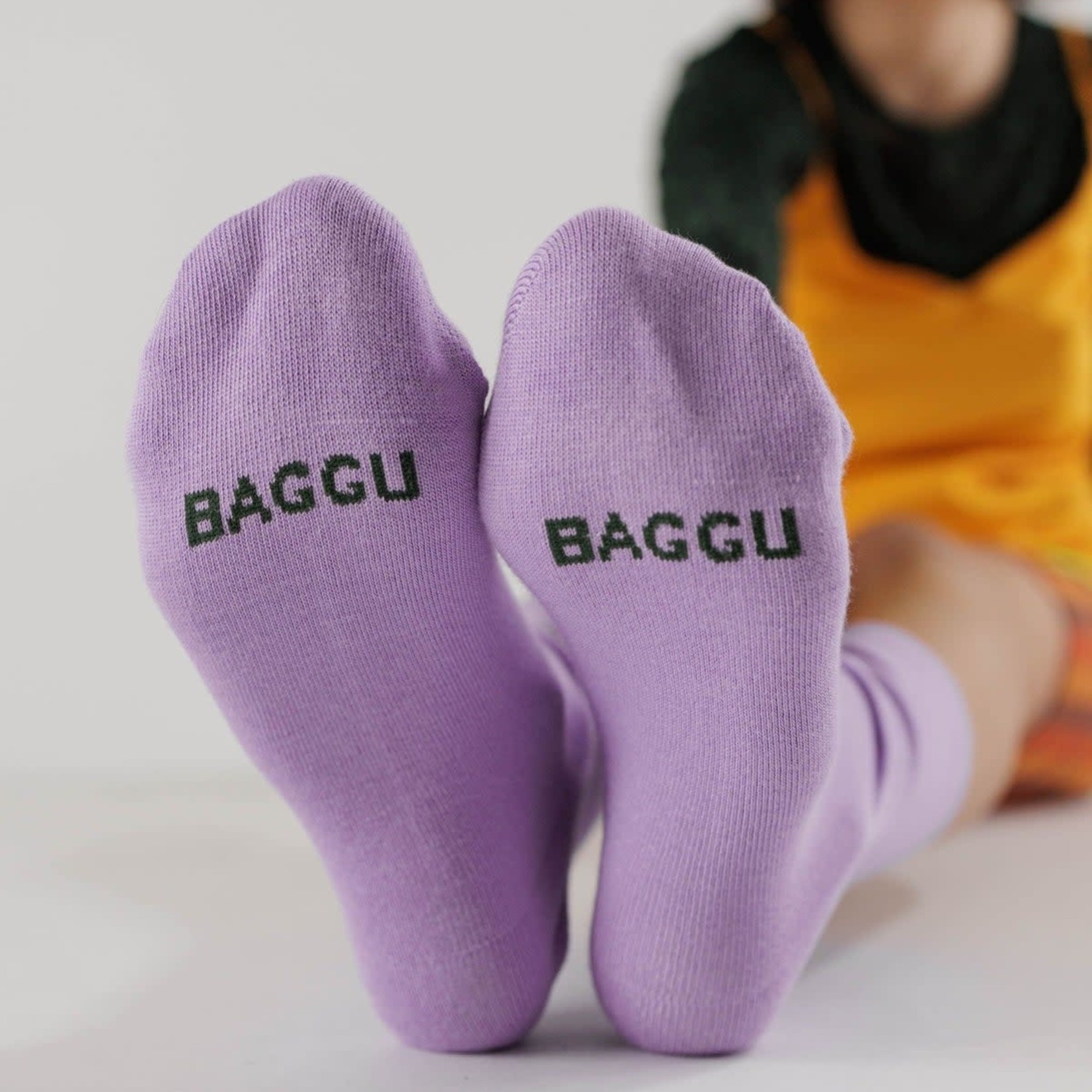 Baggu Baggu Crew Socks Lavender