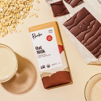 Raaka Raaka Chocolate Bar 58% Oat Milk