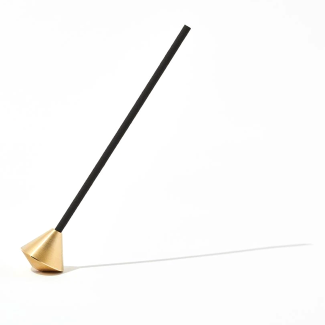 elemense Acorn Brass Incense Holder