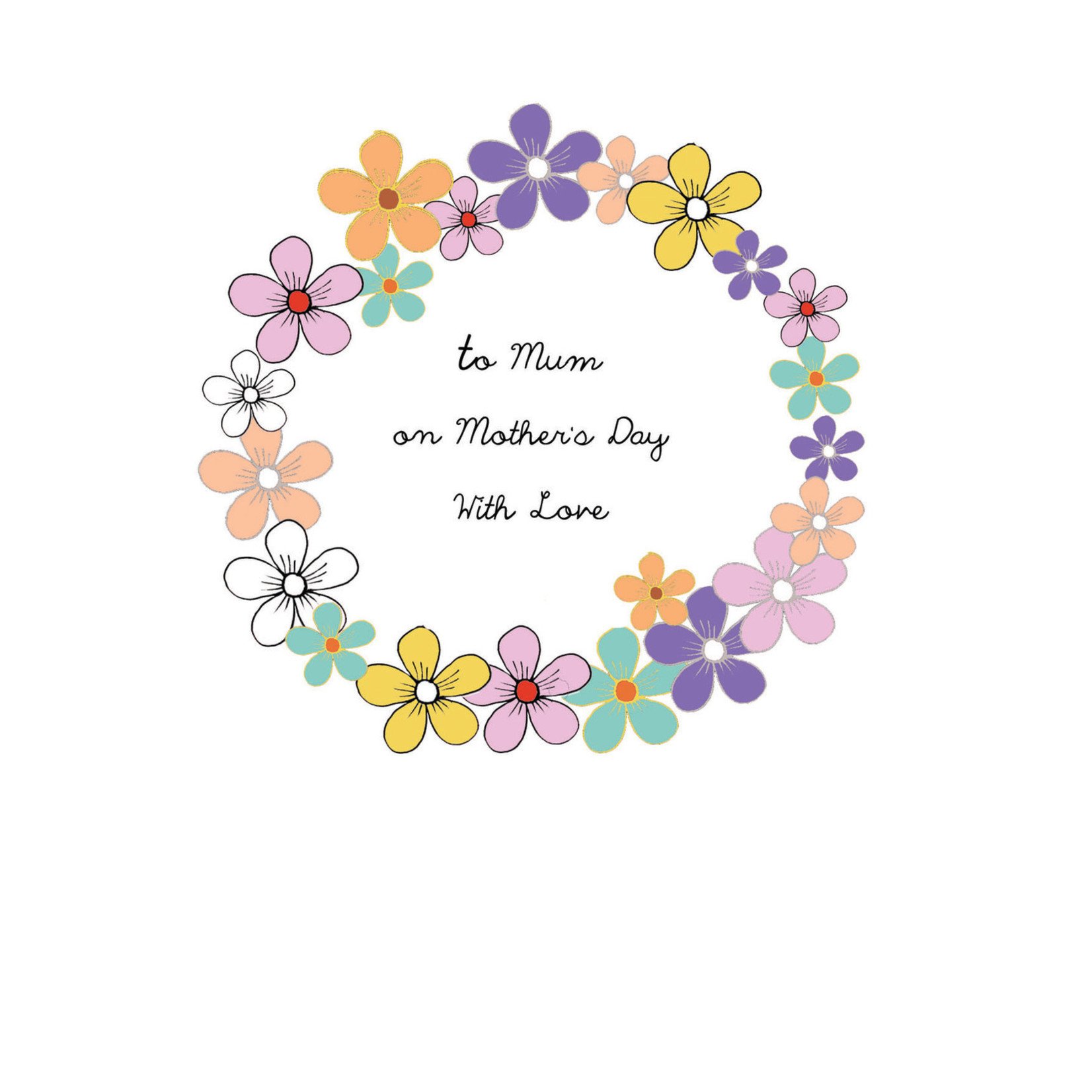 Rosie Wonder Mini Mothers Day Card - Flowers