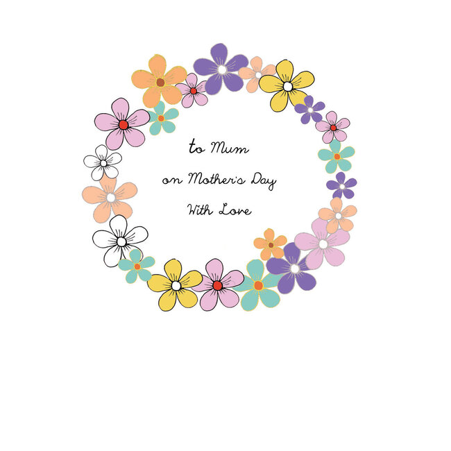 Rosie Wonder Mini Mothers Day Card - Flowers