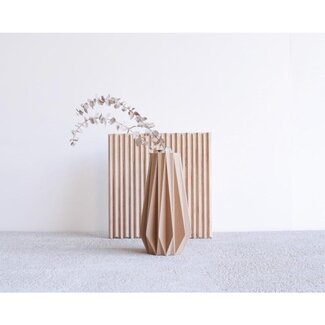 Minimum Design Minimum Design Origami Vase Natural 15cm