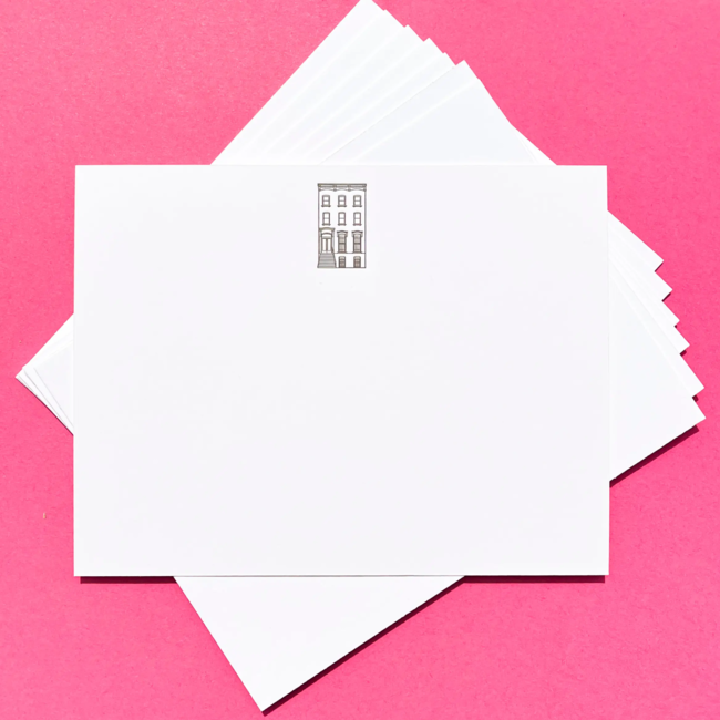 Notecard Set Brownstone