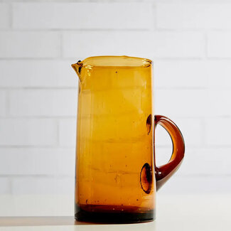 Verve Culture Verve Culture Moroccan Cone Jug Amber