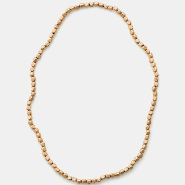 Brass Beads Necklace - Short