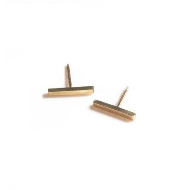 Selah Vie 1\4" Bar Studs Gold Filled