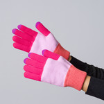 Verloop Verloop Trio Colorblock Touchscreen Gloves-Lilac Melon