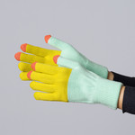 Verloop Verloop Classic Colorblock Touchscreen Gloves Jade Golden Olive