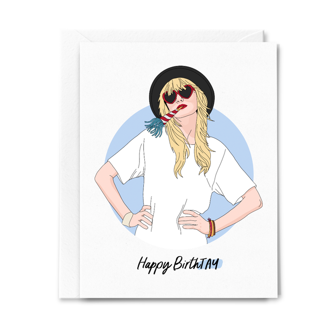 Sammy Gorin Happy BirthTAY Taylor Swift Birthday Card