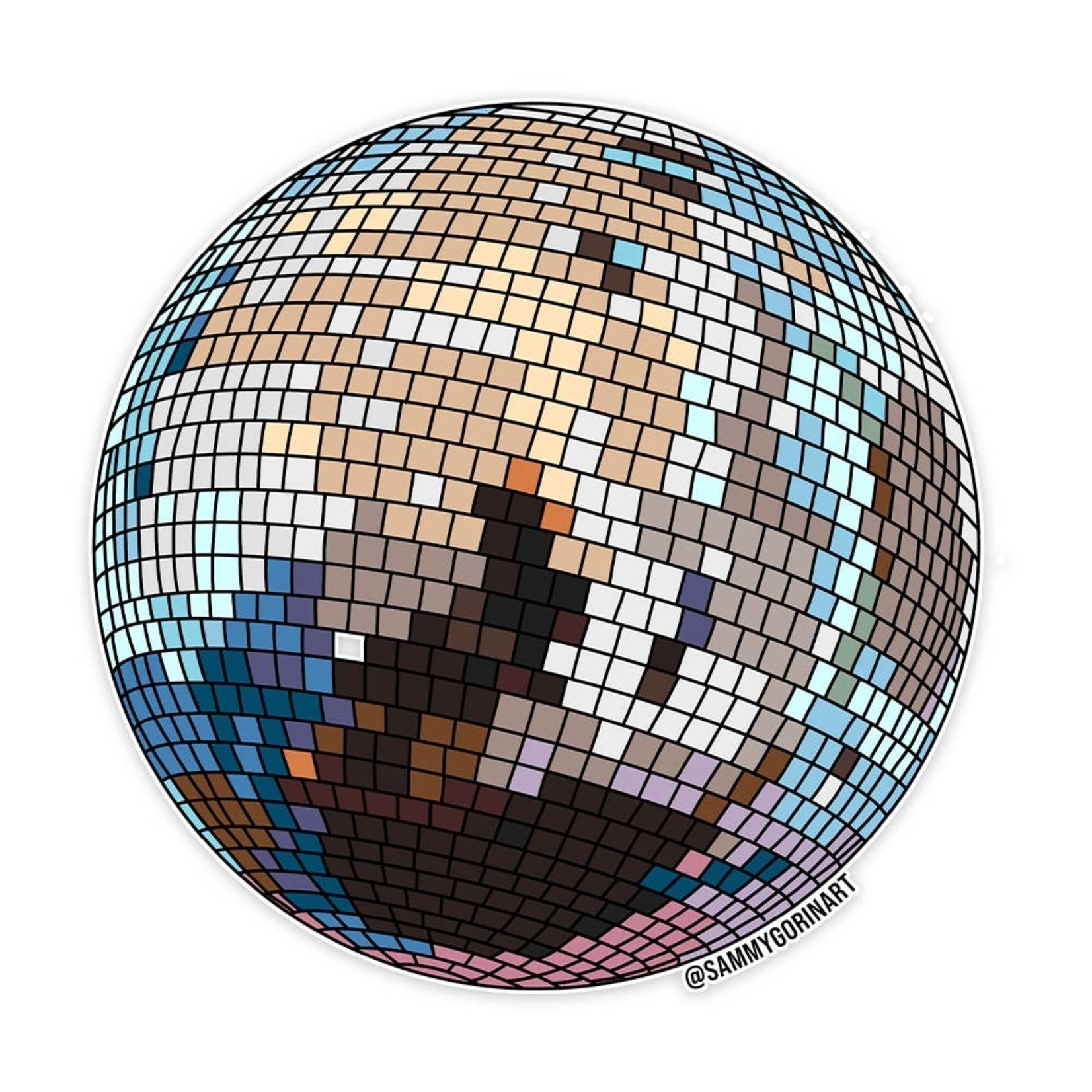 Sammy Gorin Sammy Gorin Sticker Detailed Disco Ball