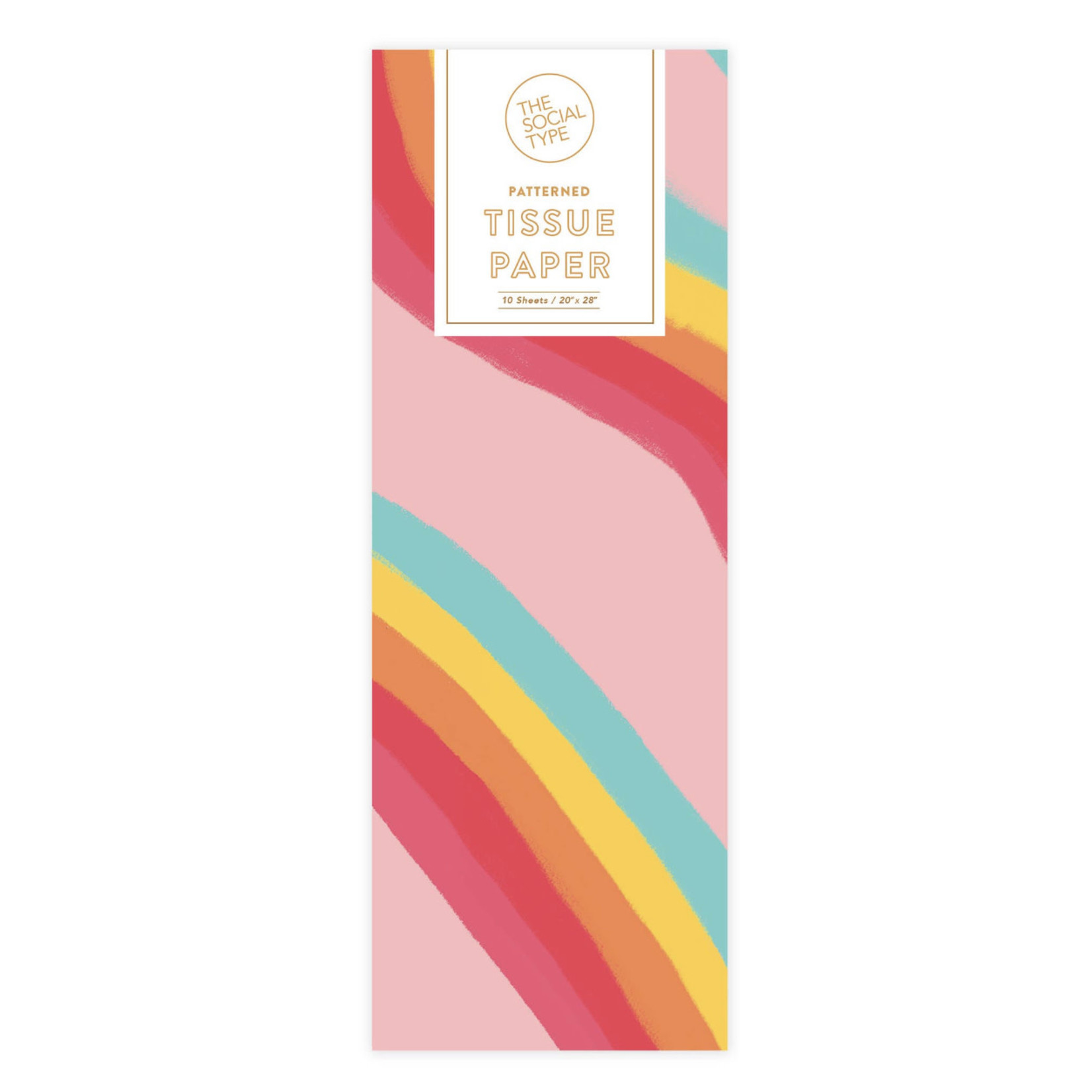 The Social Type Rainbow Tissue Paper