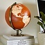 Gentlemen's Hardware 10" World Globe Light Orange