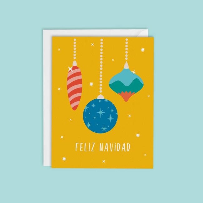 Mellowworks Feliz Navidad !- Modern And Festive Card