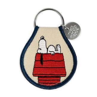 Three Potato Four Snoopy Doghouse Patch Keychain