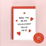 SPAGHETTI & MEATBALLS SPAGHETTI Mini Boxed Set - Will You Be My Valentine? - 10 Cards