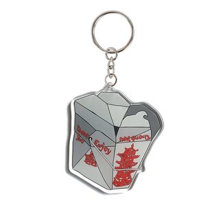 Drawn Goods Chinese Take Out Container Keychain