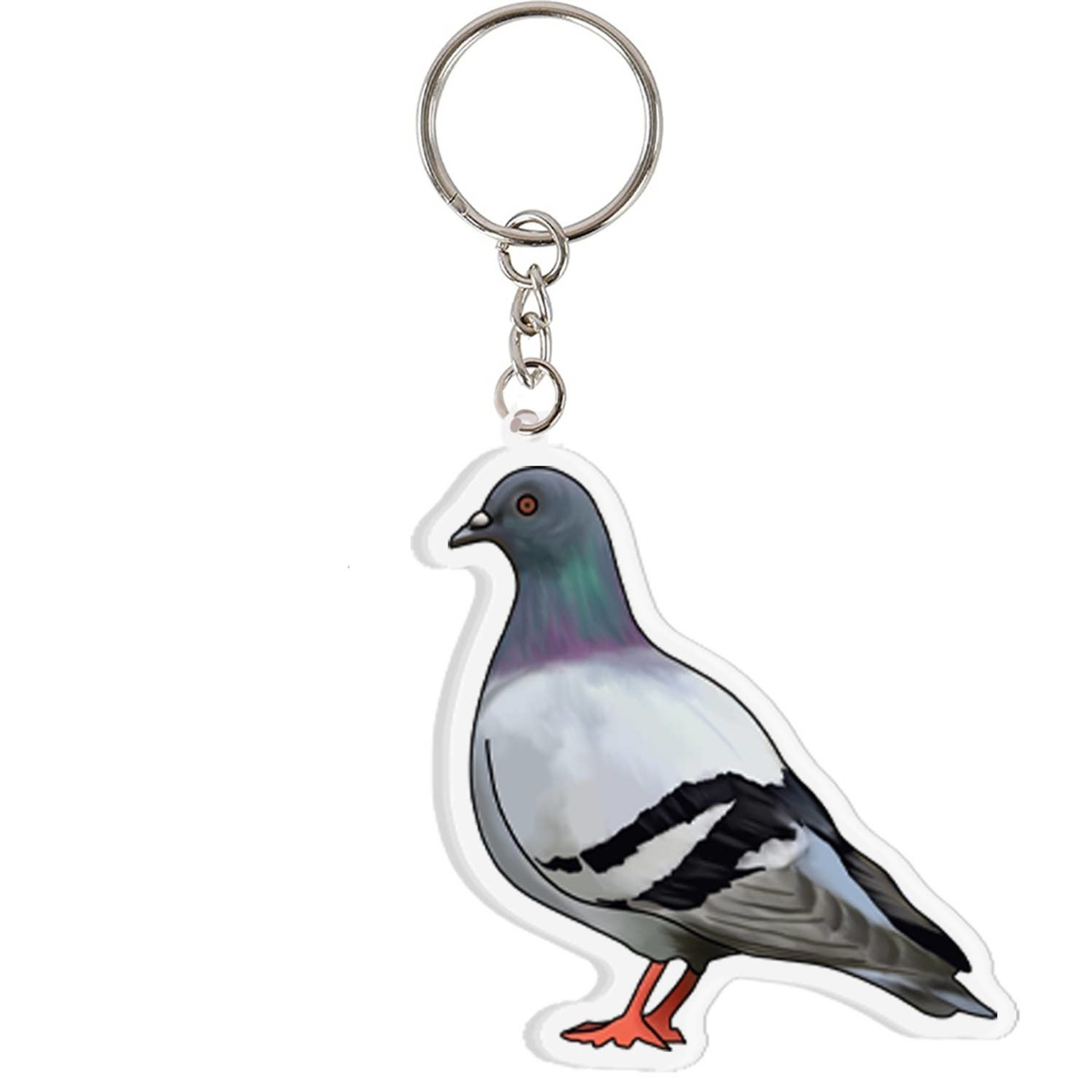 Drawn Goods Drawn Goods New York Pigeon Keychain