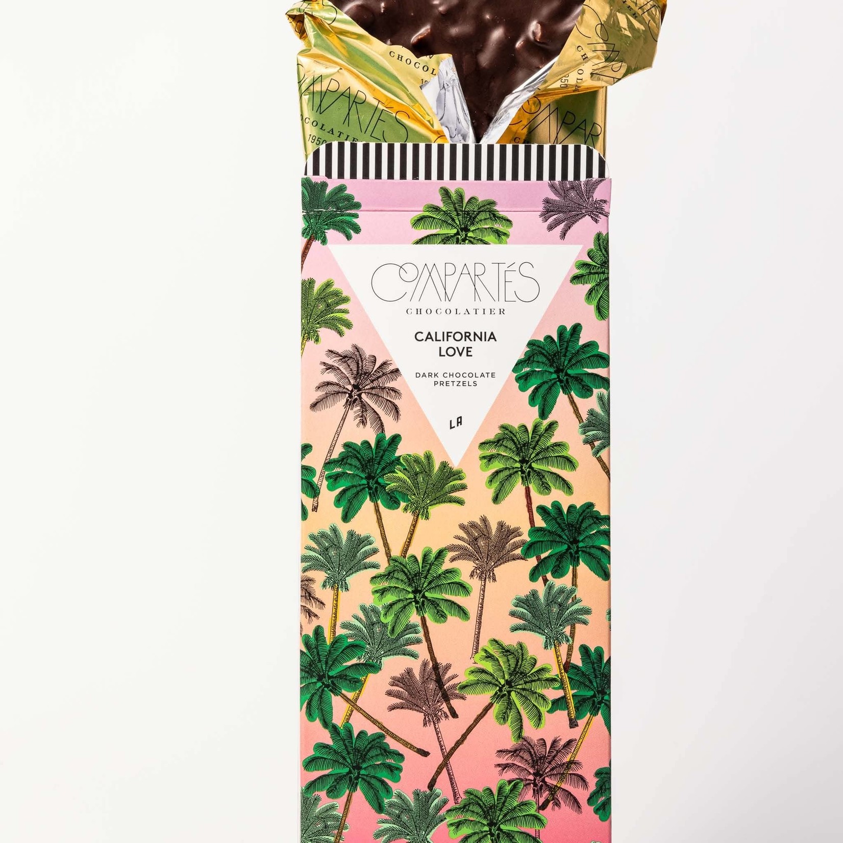 Compartes Chocolate Compartes California Love Dark Salted Pretzel Chocolate Bar