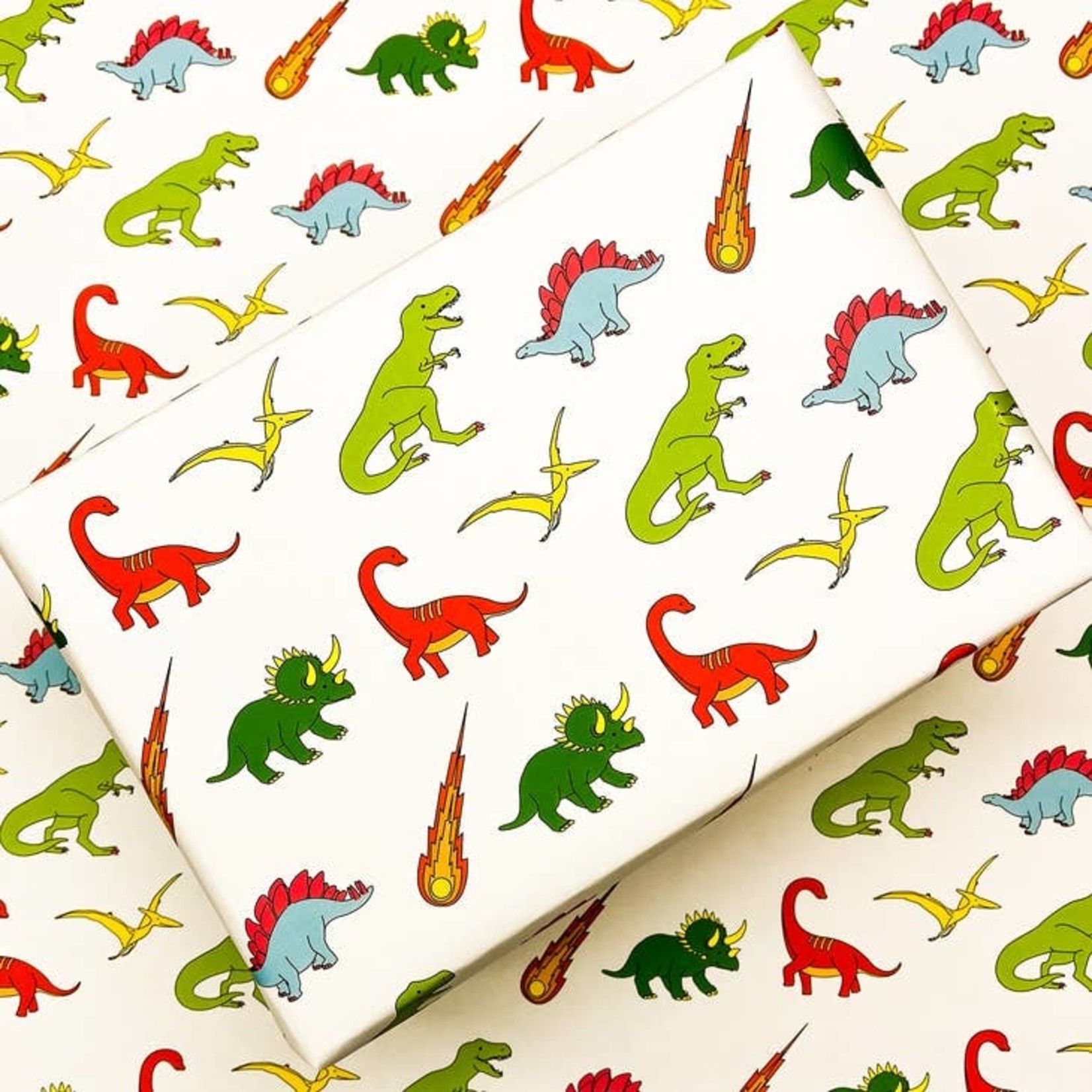 Quick Brown Fox Quick Brown Fox Wrapping Paper DINO