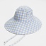 Baggu Soft Sun Hat Blue Pixel Gingham