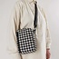 Baggu Sport Crossbody Black & White Pixel Gingham