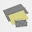 Baggu Go Pouch Set Black Pistachio Pixel Gingham