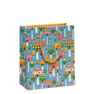 Red Cap Cards Groovy Mushrooms Gift Bag