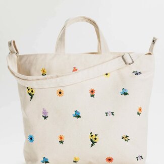 Baggu Baggu Horizontal Zip Duck Bag Embroidered Ditsy Floral