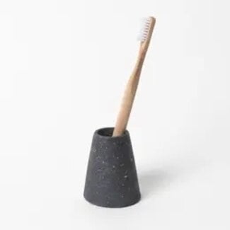 Pretti Cool Pretti Cool Toothbrush Holders Black Terrazzo