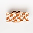 NAT + NOOR Hair Claw 3.5" Brown Checkered