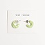 Nat + Noor Mali Hoops In Tiger Green