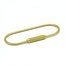 Curated Basics O-Shape Keyring  Brass Large