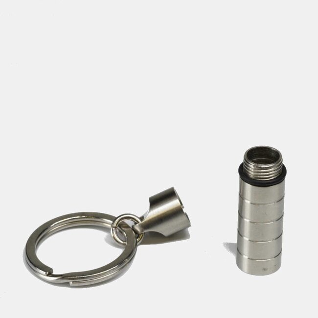 Curated Basics Steel Keychain Cash Tin