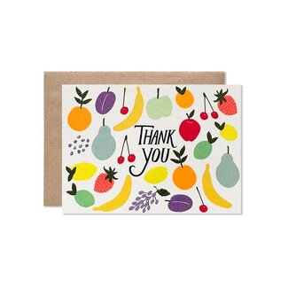Hartland Cards Thank You Neon Fruit