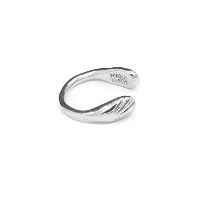 Mana Made Silver Seashell Ring