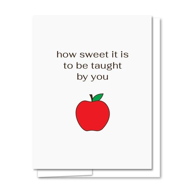 Taught by you - Illustrated Teacher Card