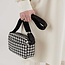 Baggu Camera Crossbody Black & White Pixel Gingham