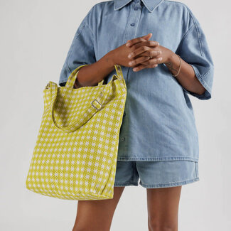 Baggu Baggu Duck Bag Chartreuse Pixel Gingham