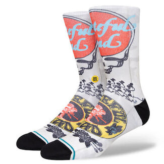 Stance Stance Socks Grateful Dead Vintage White