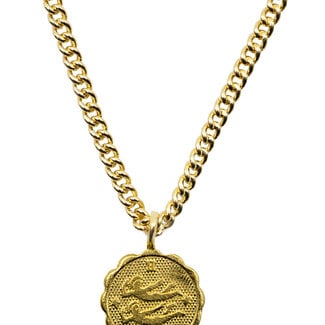 Mana Made Jewelry 14k Gold Plated Zodiac Necklace