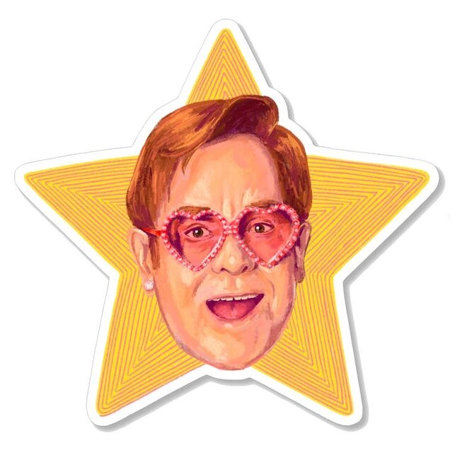 Elton John  Sticker Glitter