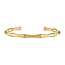 Gianna Gold Bamboo Cuff Bracelet
